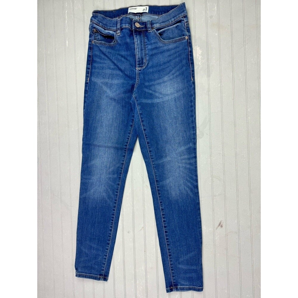 Garage Size 7 Womens Jeans Skinny  High Rise Med Wash Stretch
